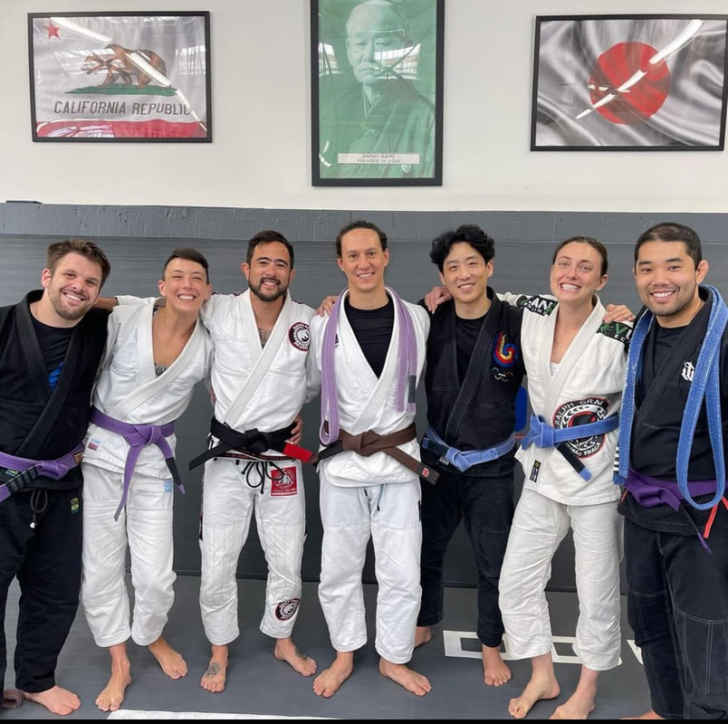 Leland training Brazilian Jiu-Jitsu