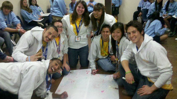 Leland facilitating a Rotary leadership camp